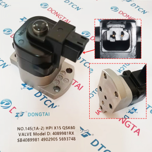 NO.145(1A-2) HPI X15 QSK60 VALVE  Model D: 4089981RX SB4089981  4902905 5693748