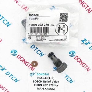 NO.043(1-6) BOSCH Relief Valve F 00N 202 279/F00N202279 for MAN,KAMAZ