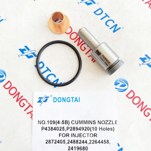 NO.109(4-5B) CUMMINS NOZZLE  P4384025,P2894920(10 Holes)  FOR INJECTOR 2872405,2488244, 2264458,2419680