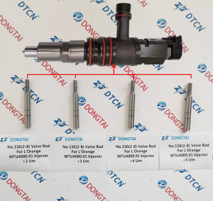 NO.150(2-8) Valve Rod For L’Orange MTU4000.01 Injector +2um/+3um/+4um/+5um