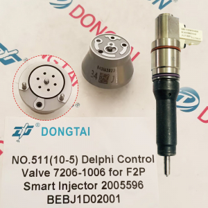 NO.511(10-5) Delphi Control Valve 34J / 7206-1006 for F2P Smart Injector 2005596  BEBJ1D02001