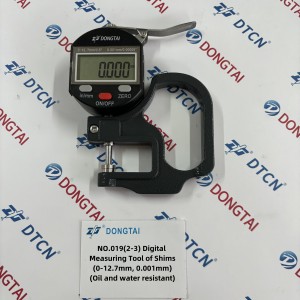 NO.019(2-3) Digital Measuring Tool of Shims (0-12.7mm, 0.001mm) (Oil and water resistant)