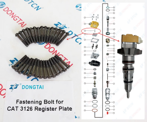 NO.122(6-4) Fastening Bolts for CAT3126 Register Plate