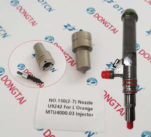 NO.150(2-7A) Nozzle U9242 For L’Orange MTU4000.03 Injector VTO-G292DD54S0JPEC 175