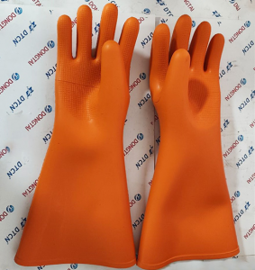 NO.1010(4)25KV Insulating Gloves for Live Working 2PCS