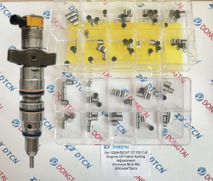 NO.122(4-5)CAT C7,C9, C-9 Engine Oil Valve spring adjustment shims (4.50-6.50) 20Kindsx5pcs=100PCS